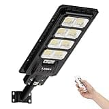 LANGY 200W Led Solar Street Lights, 360 PCS LED High Lumes Solar Powered Street Lamp Outdoor,Dusk to Dawn Security Led Post Street Light