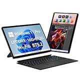 EYY 2 in 1 Laptop/Tablet Computer, Intel N100 (UP to 3.40GHz), 16GB LPDDR5 512GB SSD Windows 11 Laptop, 14" 1920*1200 Resolution 16:10 Touchscreen, Wifi 6, BT5.2, HDMI, Backlit Keyboard, Dual Camera