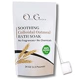 Soothing Oatmeal Bath Soak - 100% Natural - Eczema, Psoriasis, Diaper Rash, Skin Irritations Fragrance Free 24 oounce - Oats Garden