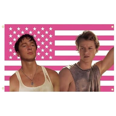 JJ and Rafe Flag Tapestry 3x5 Ft JJ Maybank Funny Tapestry For College Dorm Room Decor,Outdoor Parties, Gift,Tailgates Yard,Poster for Bedroom Decoration,Four Brass Grommets