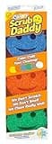 Scrub Daddy Color Sponges - Scratch-Free Multipurpose Dish Sponges for Kitchen, Bathroom & Household Cleaning - Made with BPA-Free Polymer Foam (3 Count)