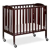 Dream On Me 3-in-1 Folding Portable Crib, Espresso, Large