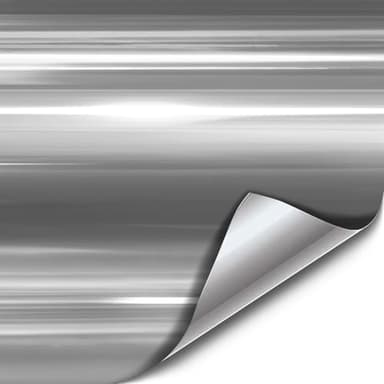 VViViD Gloss Chrome Silver Vinyl Wrap Adhesive Film Roll Air Release DIY Sheet (1ft x 5ft)