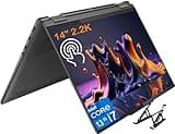 Lenovo 2023 Yoga 7i 2-in-1 Laptop, 14" 2.2K IPS Touchscreen, 13th Gen Intel 10-Core i7-1355U Processor, 16GB RAM, 512GB SSD, Intel Iris Xe Graphics, Backlit Keyboard, Wi-Fi 6E, Windows 11 Home