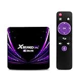 Sidiwen Android TV Box, Android 11.0 TV Box Amlogic S905W2 Quad-core TV Box 4GB 32GB 4K Ultra HD Android Box Support BT 5.0, 2.4G/5G WiFi, 10M/100M Ethernet RJ-45