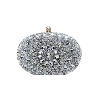 Avilego Evening Bags for Women Sparkly Rhinestone Clutch Purses Luxury Handbags for Weddings Formal Prom Party 2025