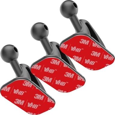 SkyTitan 3 Pack Sticky 17mm Ball Mount for Car Mount Adhesive Replacement Magnetic Phone Holder MagSafe Mounting Base Dashboard Sticker 3M VHB Tape