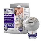FELIWAY Optimum Cat, Enhanced Calming Pheromone Diffuser, 30 Day Starter Kit (48 mL)