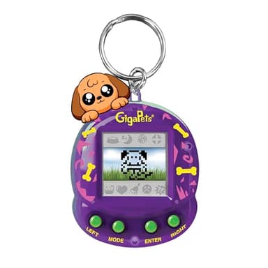 Giga Pets 2-in-1 Interactive Digital Pet Puppy Dog, Collector’s Edition Virtual Pets for Kids, 90’s Gaming Gift for Boys and Girls