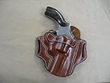 Colt Python Revolver 2-3" Barrel Leather 2 Slot Pancake Belt Holster TAN CCW RH
