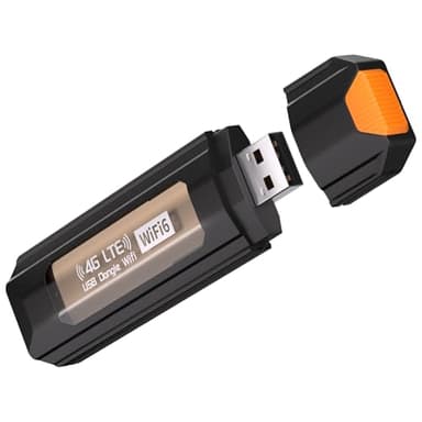Joytutus 4G LTE Portable WiFi Router 150Mbps USB Modem Unlocked Travel Mobile Hotspot Router for Desktop PC/Notebook/TV/Power Bank (No Include SIM Card)