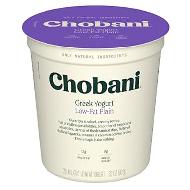 Chobani® Low-Fat Plain Greek Yogurt 32oz