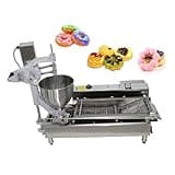 Kolice Commercial Automatic Heavy Duty Donuts Maker Machine Doughnut Frying Making Machine with 3 Different Molds to Make Ball/Flower/Ring Shaped Donuts, Dia: 1.18~4.72 inches