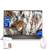 Dell XPS 15 9530 Laptop 2024, 15.6" FHD+ Display, Intel 10-Core i7-13620H, 32GB DDR5, 1TB SSD, Intel Arc A370M, Wi-Fi 6, Backlit Keyboard, Microsoft Office Lifetime License & Win 11 Pro, Silent Mouse