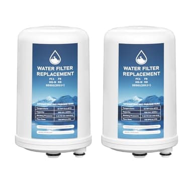 FC1 HG-N F8 Water Filter Replacement Cartridge Compatible with Enagic Leveluk K8, SD501 (2011+), JRIV 8-Plate Ionizer Machines Alkaline Water System, Pack of 2