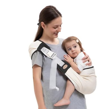 COSDIG Baby Carrier Newborn to Toddler, Baby Sling Carrier, Toddler Carrier 25-60 lbs with Adjustable Straps, Soft Padded Edges, Lightweight and Travel-Friendly Newborn Baby Carrier