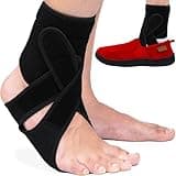 Omeer Right Foot AFO Foot Drop Brace For Walking With Shoes, Socks, Or Barefoot Provides Foot Drop Support For Men Or Women And Also Provides Plantar Fasciitis Relief