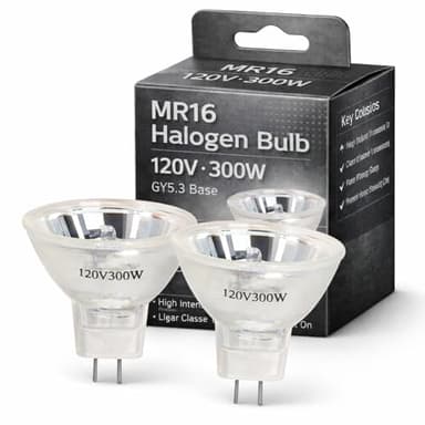 Wadoy EL-H 120V 300W Projector Bulbs, Multi-Mirror MR16 GY5.3 Base Compatible with Eastmann Kodakk EL-H AF B-2A E-2 600H 650H 750H 800H 840H 850H Overhead Projectors Lighting Lamp with 2-Flat Pin