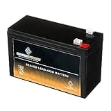 Chrome Battery 12V 7.9AH SLA Rechargeable Replacement Battery compatible with UPS Back Up,Security Alarm, and More: 3.72 x 5.94 x 2.56, T1 Terminal