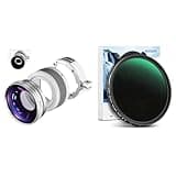 NEEWER Wide Angle Lens Compatible with Sony ZV1 Camera and 40.5mm HD Variable ND Filter
