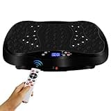 Vibration Plate Exercise Machine with Remote Control, Vibration Platform, Whole Body Workout Machine, Fitness Machine, Foots Massage, Pain Relief, Home Office(No Resistance Bands)