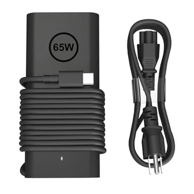 POWJDWZ 65W USB C AC Adapter Laptop Charger Compatible with Dell Latitude 3450 5520 7420 5420 5550 5450 5440 5430 5540 5530 7440 Inspiron 14 16 XPS 13 Chromebook 3100 Computer Type C Power Cord