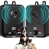 Anti Barking Devices, Auto Barking Control Devices with 3 Modes, Rechargeable Ultrasonic Dog Bark Box Barking Deterrent Devices, Effective Stop Barking Dog Devices for Indoor & Outdoor Use 2 Pack 6