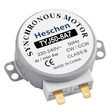 Heschen Synchronous Motor TYJ50-8A7 220-240VAC 4R/Min CW/CCW 50Hz for Microwave Oven Turn Table