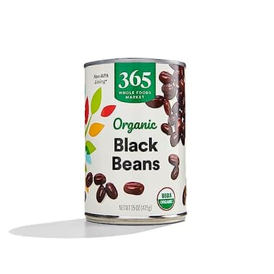 365 by Whole Foods Market, Organic Black Beans, 15 Ounce