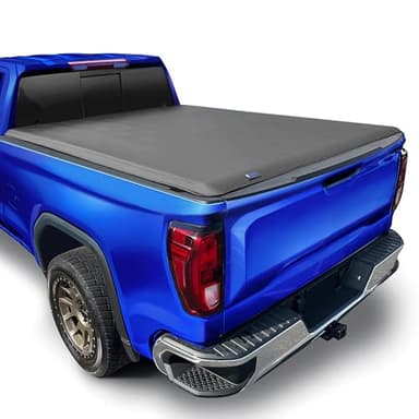 Tyger Auto T1 Soft Roll-up Truck Bed Tonneau Cover Compatible with 2019-2026 Chevy Silverado GMC Sierra 1500 (Not Fit 19 LD/Limited) | 5'10" (70") Bed | TG-BC1C9053