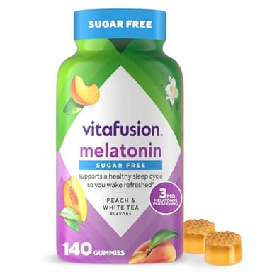 Vitafusion Melatonin Gummy Vitamins, 140 Count (Pack of 1)