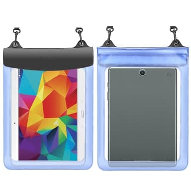Waterproof Tablet Case Pouch Holder Cover for Samsung Galaxy A9 Plus A8 A7, S9 Fe, S9 S8 S7 11 S6 Lite 10.4, iPad 10.2”10th Gen, 9th Generation, 2022 iPad Pro 12.9, iPad Air 10.9”5th Gen, with Lanyard