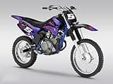 Kalair GFX Graphics Kit for Yamaha TTR 125 (2000-2007) Nightcity Series Pink-fade 09 Mil - Dirt bike Custom Racing Graphics Decals Stickers Kit, no-plastics