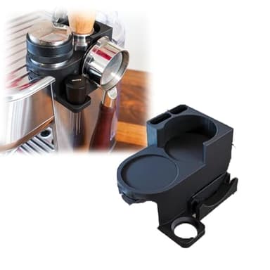 54mm Magnetic Portafilter Holder for Breville Bambino Plus – Compatible with Breville, Easy to Attach, Save on counter space，Secure Portafilter Storage (Black)