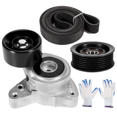 Dilomber 90K-38278D Drive Belt Tensioner Idler Pulley Kit Fits for Honda CRV CR-V 4 Cyl 2.4L 2012-2014 Replace Part 38278, 36769, K070663 Complete Kit