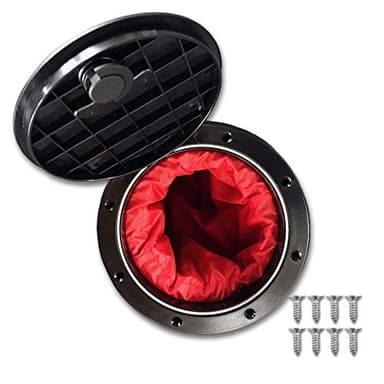 TENSPAL Kayak Deck Plate Kit Hatch Cover with Cat Bag Dry Storage for Kayaks Boat Fishing Rigging Black Accessories 6 Inch