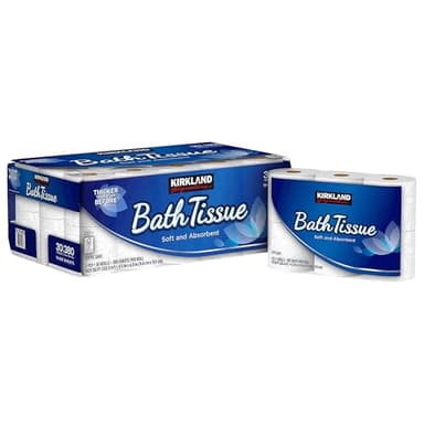 Fiorenzo Bundle Compatible with Kirkland Signature 2-Ply Toilet Tissue - Ultra-Soft Comfort and Premium Quality - 30 Rolls and 380 Sheets Per Roll Bath Tissue