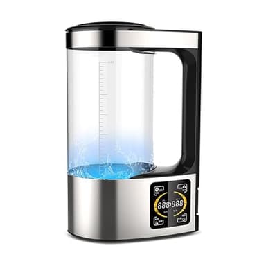 Hydrogen Water Machine for Home, 2L Hydrogen Water Generator with SPE/PEM Electrolysis, Countertop Hydrogen Rich Water Maker System, Auto Cleaning, High Concentration H2 Productiona