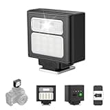 ULANZI SL02 Mini Flash Speedlite with Video Light, GN8 6500K Camera Mini Flashlight Fill Light for Canon Fuji Sony Nikon and Other More SLR Digital Cameras, 4 Power Levels Camera Flash Speedlight