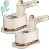 Mini Travel Iron For Clothes, Travel Iron Mini With Steam, Plancha De Vapor Para Ropa, Mini Travel Iron Steamer, For Clothes Travel College Dorm Office Home Garment Steamer For Clothes (2 Sets)