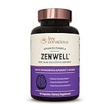 Live Conscious KSM-66 Ashwagandha Supplement w/L Theanine & AlphaWave - ZenWell Everyday Stress Relief, Cognitive, Brain Health - Ashwagandha for Men & Women - 60 Capsules