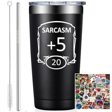 Grifarny Dungeons and Dragons Gifts - Great Gift for DnD Lovers Dragons for Men - Dungeon Master Gifts - D&D Lovers Gamer Gift - Sarcasm 20 oz Tumbler