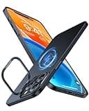TORRAS Slim Fit Magnetic Stand for iPhone 15 Pro Case, Fit for MagSafe, Camera Kickstand, Ultra Thin Anti-Scratch Slim Protective Matte Case for iPhone 15 Pro Phone Case 6.1'', Black Titanium