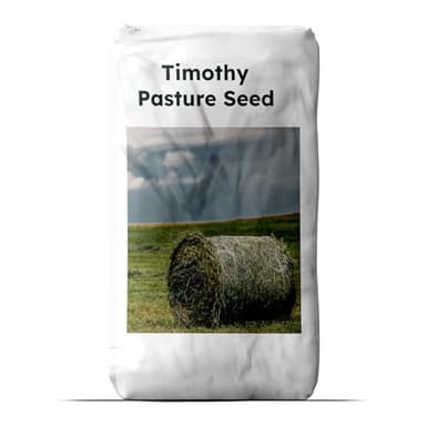 Outsidepride Climax Timothy Pasture Grass Seed - 25 Lbs. Perennial, Hardy, Easy to Grow, High-Yield, & Palatable, Winter Pasture Seed for Late-Spring Grazing, Hay Harvesting & Field Curing
