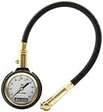 Allstar Performance ALL44076 2" Face 12" Hose 0-20 PSI Range Tire Pressure Gauge