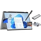 HP Envy x360 2-in-1 AI Copilot Laptop, 16" WUXGA Touchscreen, AMD Ryzen 7-8840HS(Beats i7-1355U), 16GB DDR5, 1TB SSD + 256GB Portable SSD Hub, Backlit, Webcam, Type-C/DP 1.4, Win 11 Pro