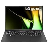 LG gram 16-inch Lightweight Laptop, Intel Evo Edition - AI-enabled Intel Core Ultra 7 Processor, Windows 11 Home, 32GB RAM, 2TB SSD, Black