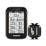 COOSPO Bike Computer Wireless GPS,Bike Speedometer with Auto Backlight, Bluetooth5.0 ANT Cycling GPS Computer,Bicycle Computer Wireless BC200 Bundle with CooSpo Cadence Speed Sensor …