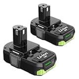 PEYESTEN 2 Packs 3.0 18v Replacement Battery Replace for Ryobi 18V Lithium-Ion Battery, Compatible with Ryobi 18 Volt for ONE+ Battery P103 P104 P105 P107 P108 and Cordless Power Tools