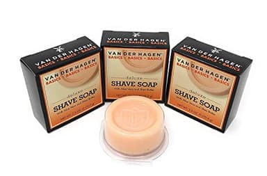 Van der Hagen Deluxe Shave Soap - 2.5 oz - 3 pk